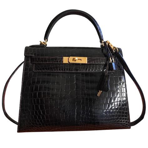 sac hermes kelly crocodile